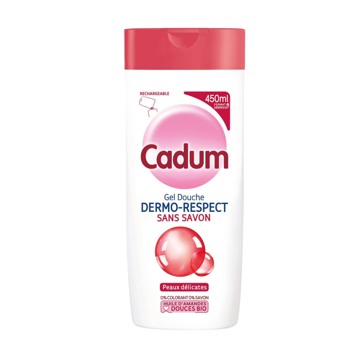 PALETTE GEL DOUCHE CADUM DERMO RESPECT 500 ML