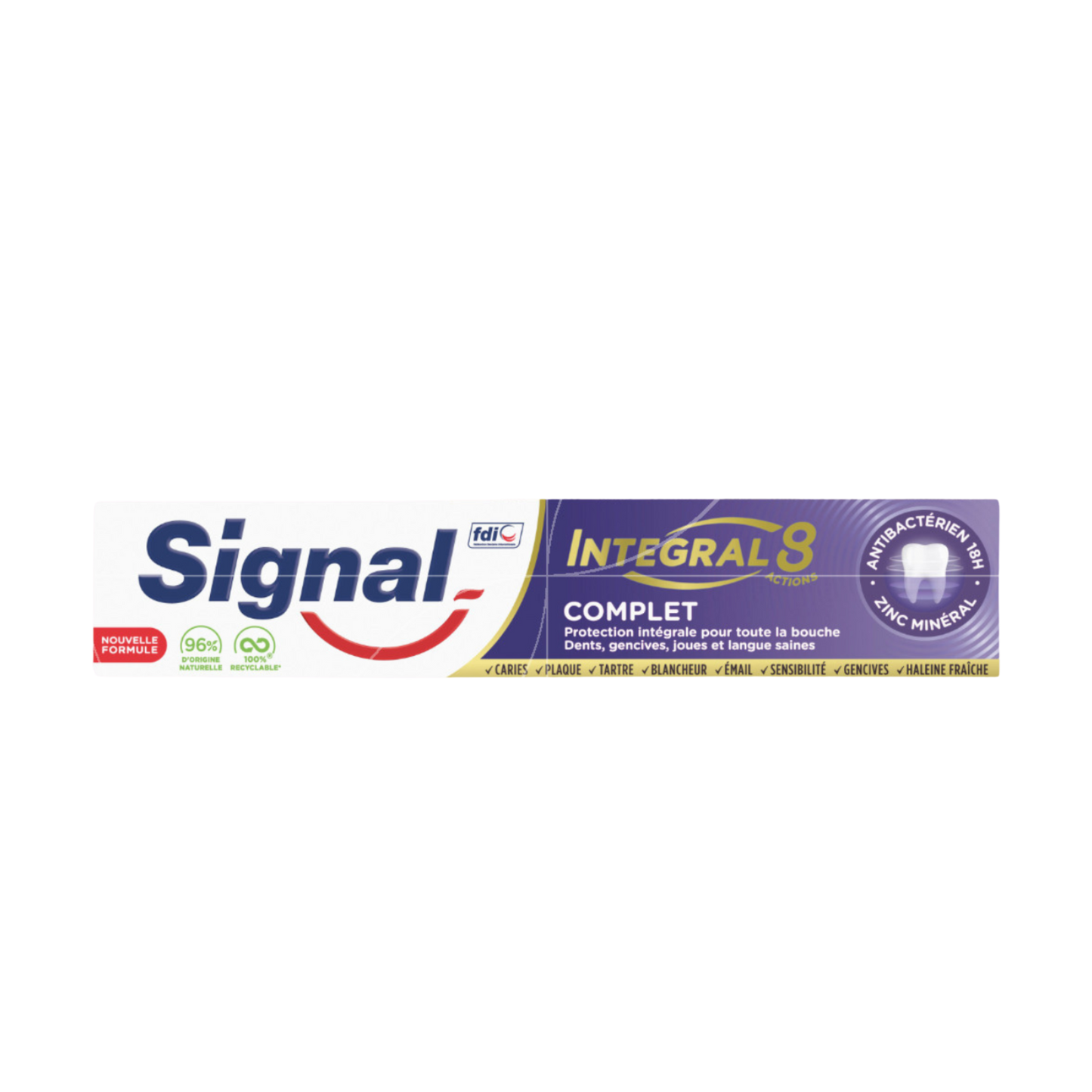 PALETTE SIGNAL DENTIFRICE INTEGRAL 8 75ML