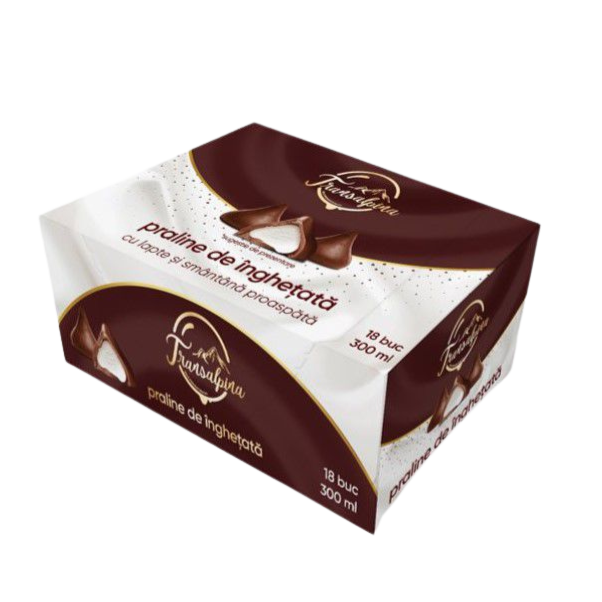 PALETTE TRANSALPINA BOULE DE GLACE AU CHOCOLAT PRALINE ET VANILLE