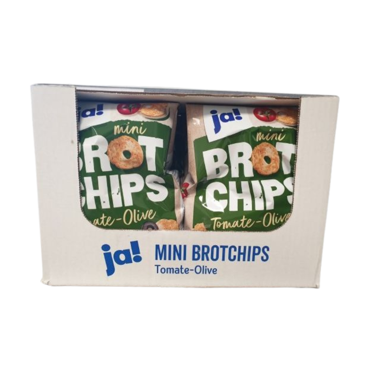 PALETTE JA! MINIBROTCHIPS TOMATE OLIVE 250G