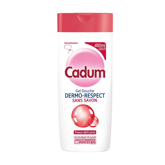 PALETTE GEL DOUCHE CADUM DERMO RESPECT 500 ML